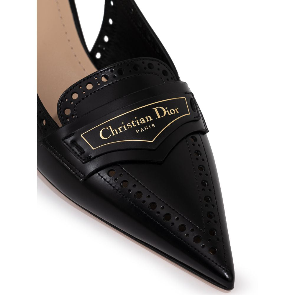 Dior Schwarzer Lederpumps