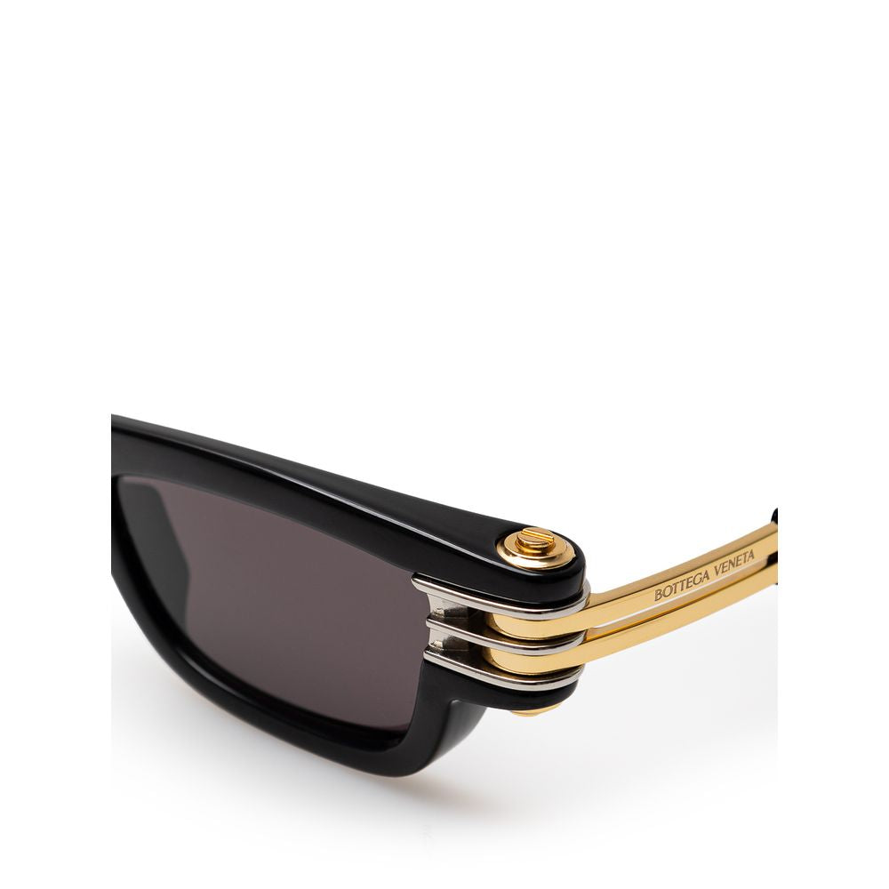 Bottega Veneta Schwarze Acetat-Sonnenbrille