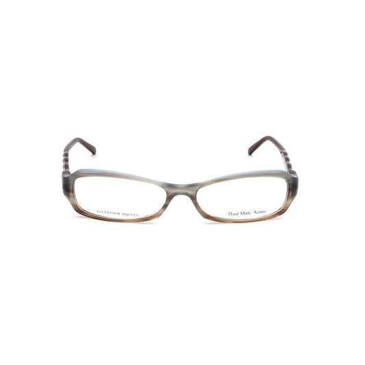 Alexander McQueen Braune Acetat-Rahmen