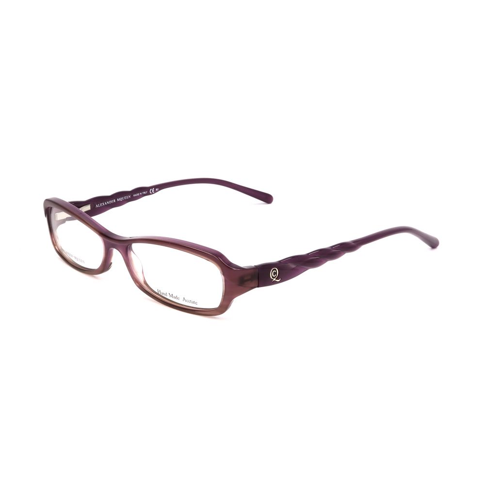 Alexander McQueen Lila Acetat-Rahmen