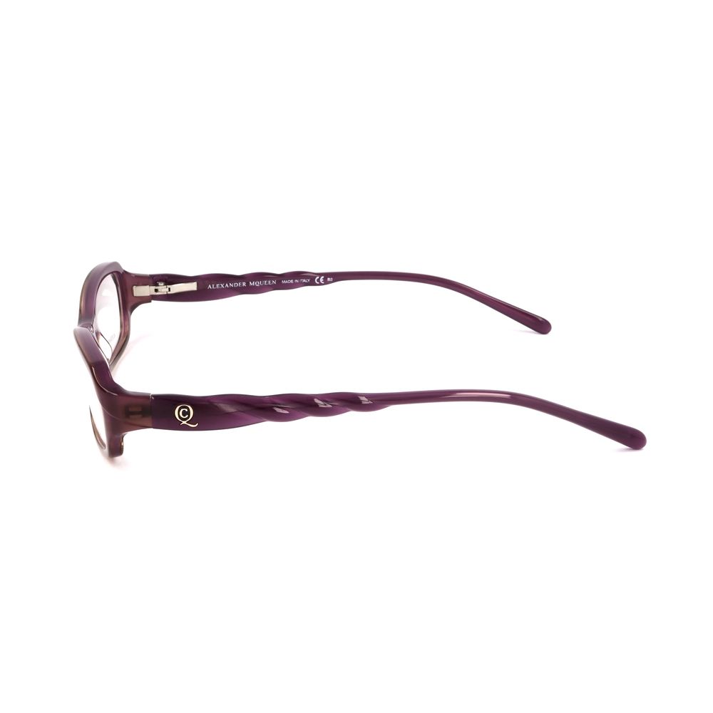 Alexander McQueen Lila Acetat-Rahmen