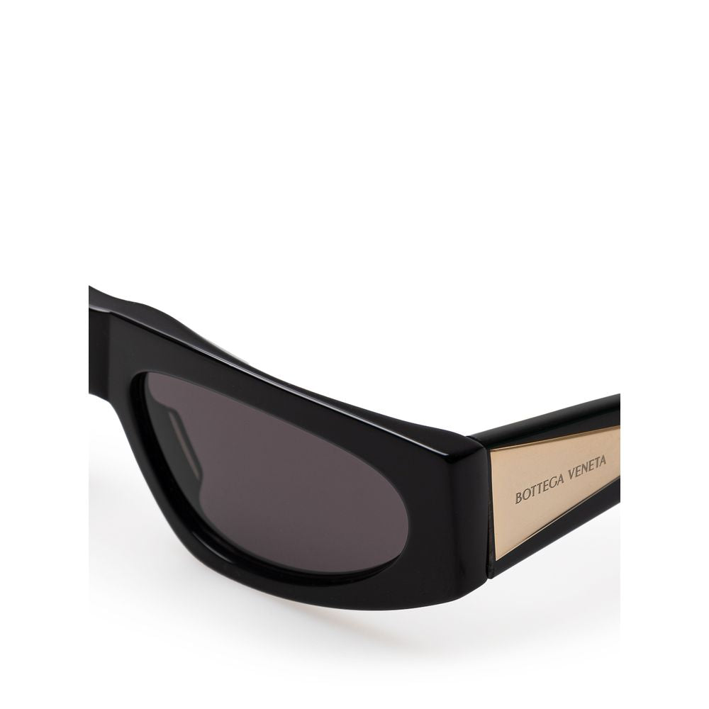 Bottega Veneta Schwarze Acetat-Sonnenbrille