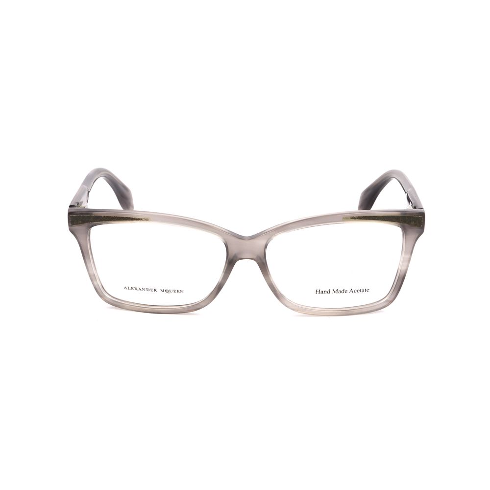 Alexander McQueen Graue Acetat-Rahmen