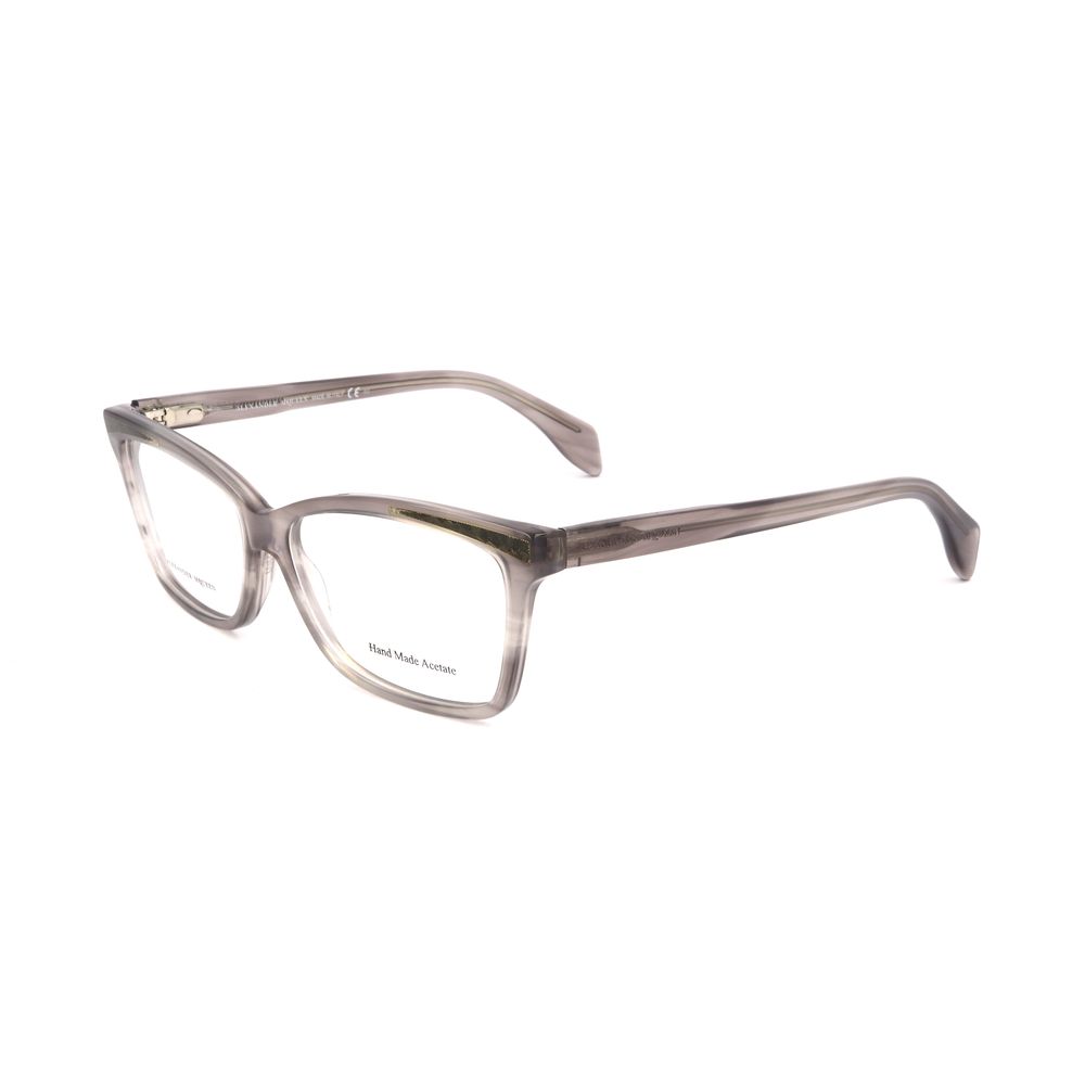 Alexander McQueen Graue Acetat-Rahmen