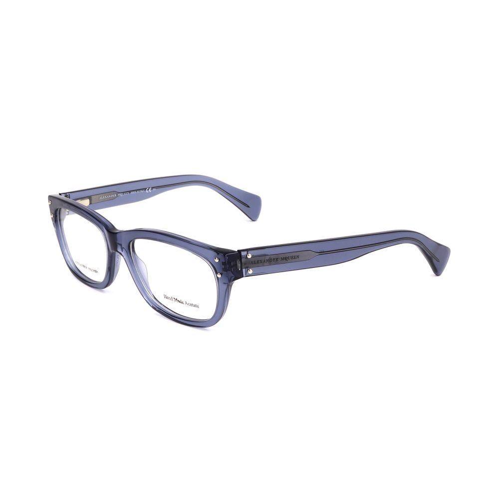 Alexander McQueen Blaue Acetat-Rahmen