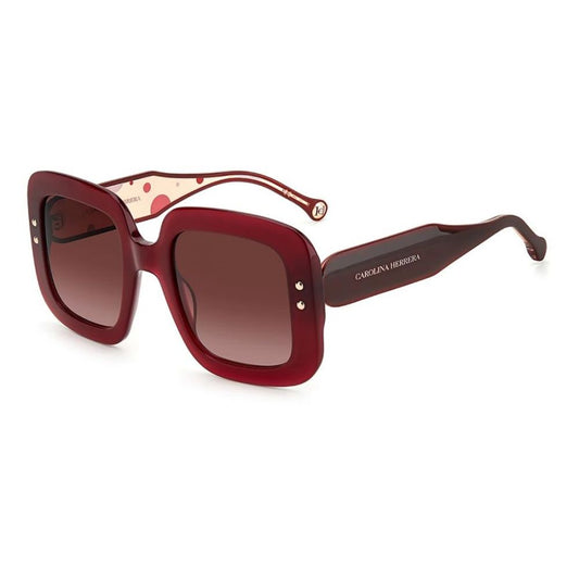 Carolina Herrera Rote Kunstharz-Sonnenbrille