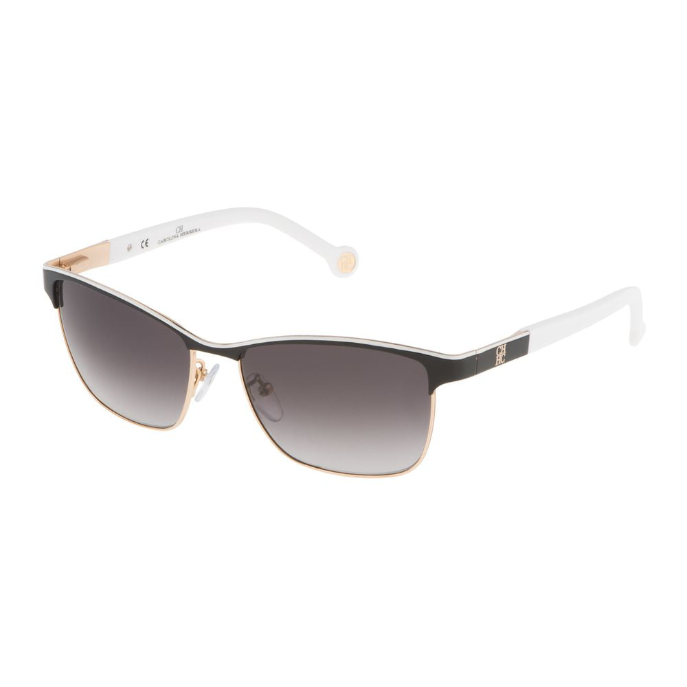 Carolina Herrera Schwarze Metall-Sonnenbrille