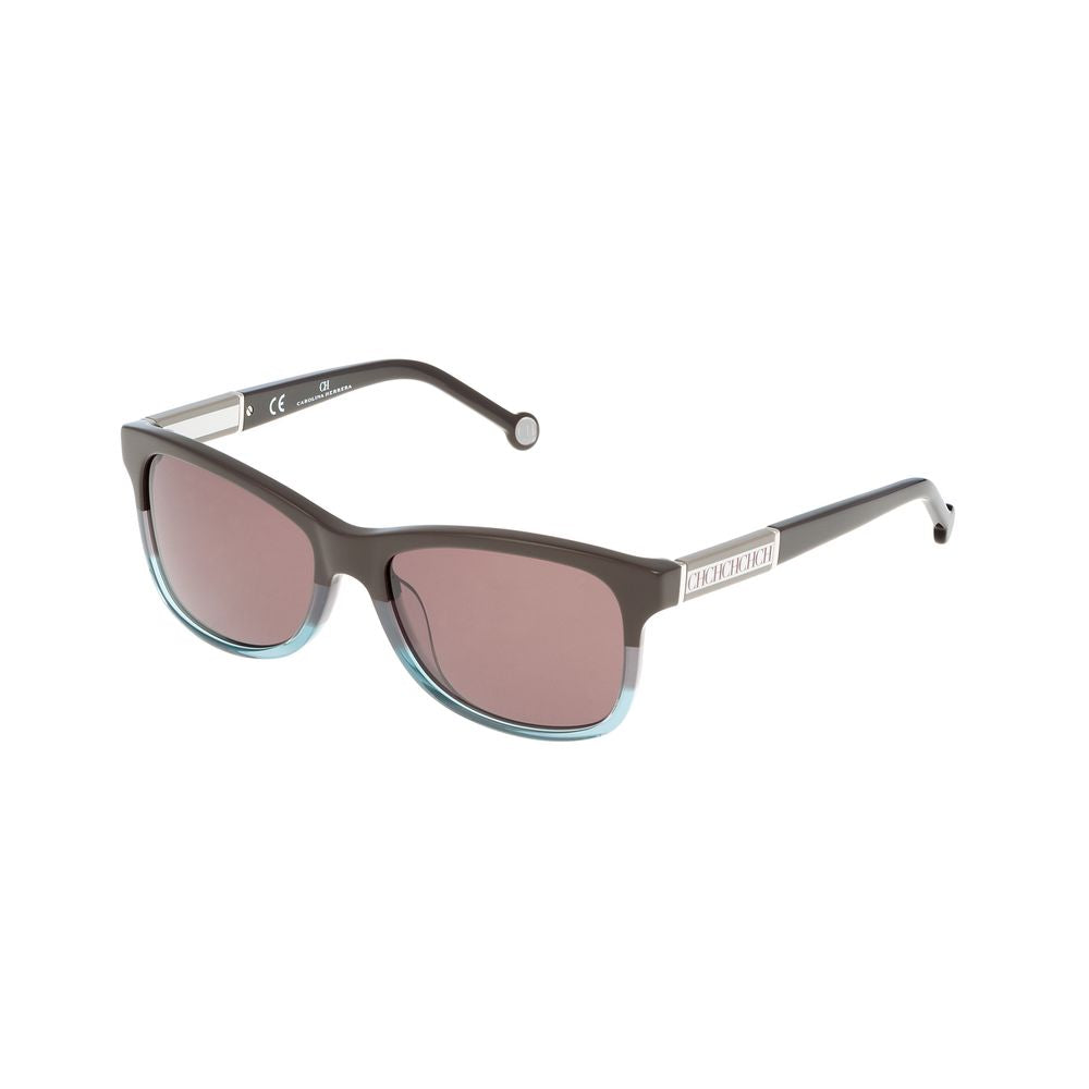 Carolina Herrera Blaue Acetat-Sonnenbrille