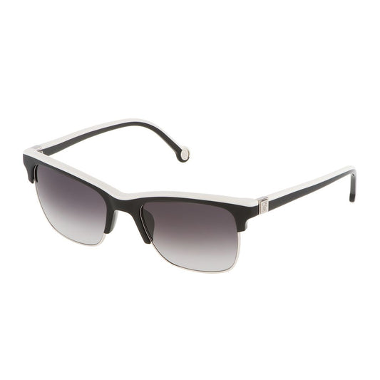 Carolina Herrera Schwarze Acetat-Sonnenbrille