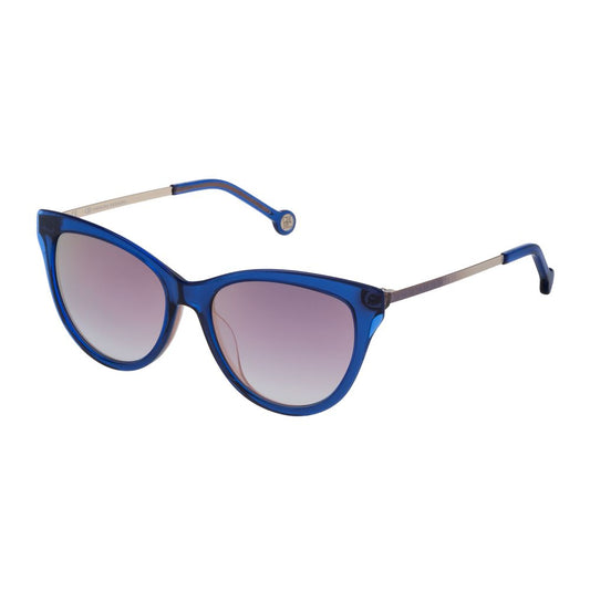 Carolina Herrera Blaue Acetat-Sonnenbrille