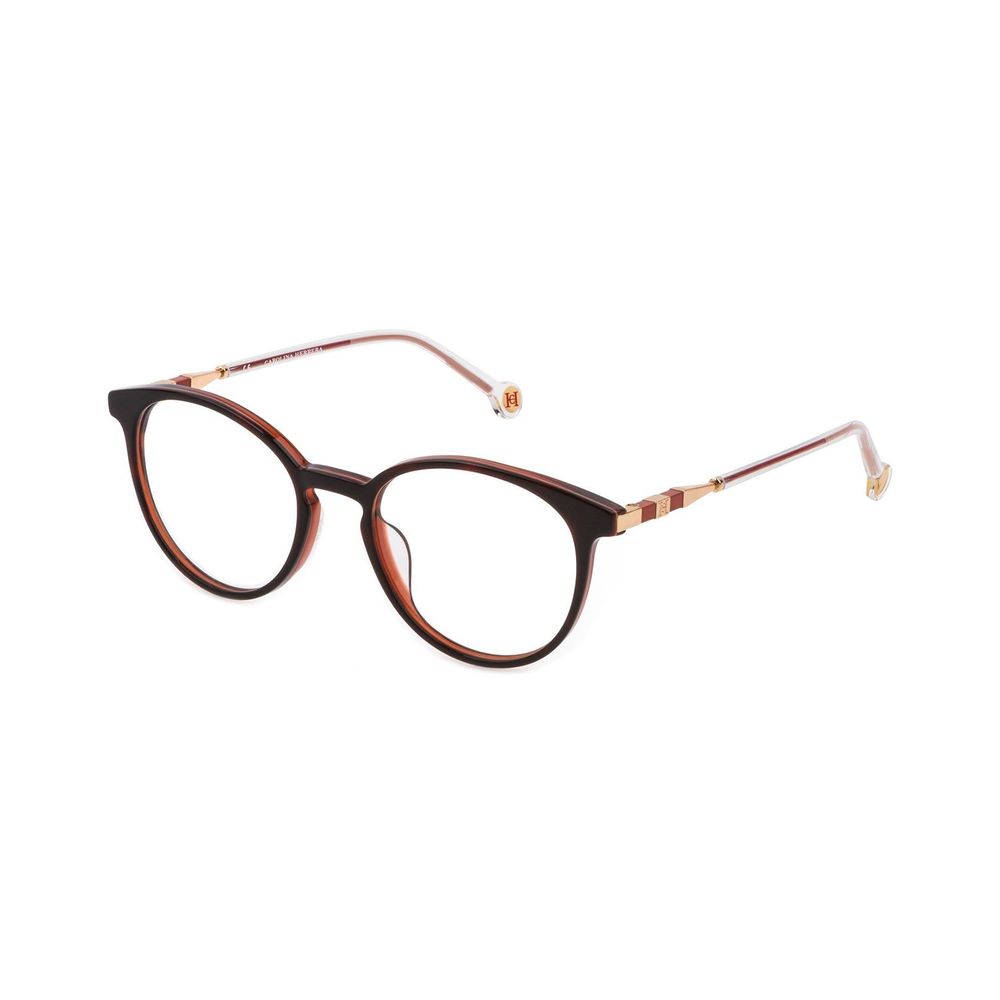 Carolina Herrera Braune Acetat-Rahmen