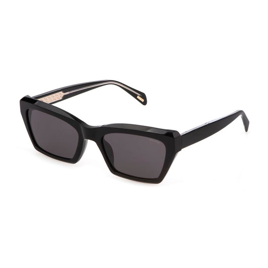 Police Schwarze Acetat-Sonnenbrille