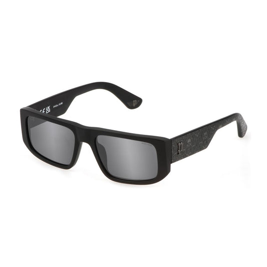 Police Schwarze Acetat-Sonnenbrille