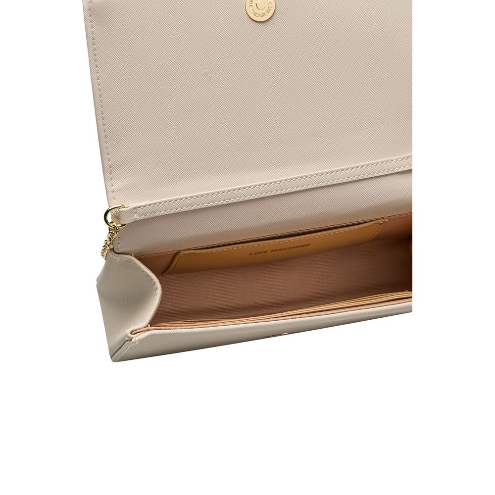 Love Moschino Beige Polyethylen Frauen Crossbody Tasche