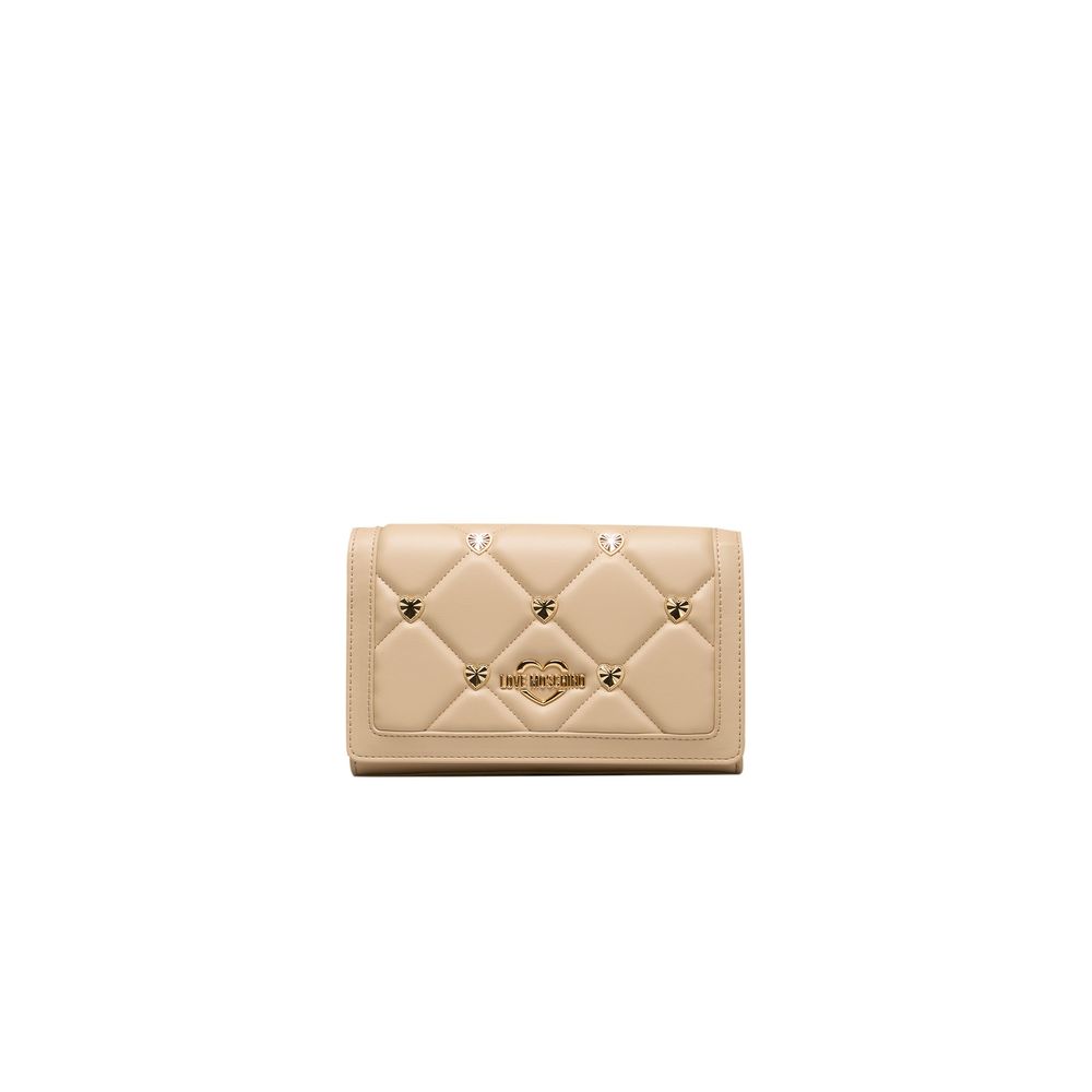 Love Moschino Beige Polyethylen Frauen Crossbody