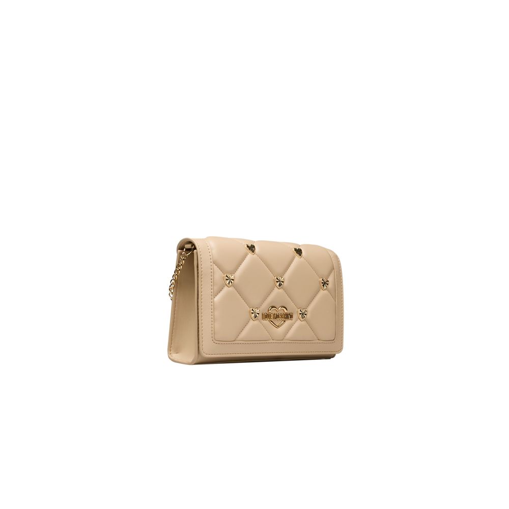 Love Moschino Beige Polyethylen Frauen Crossbody