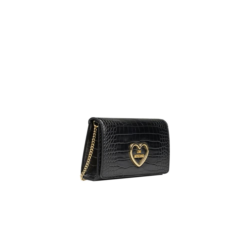 Love Moschino Schwarz Polyethylen Frauen Crossbody Tasche