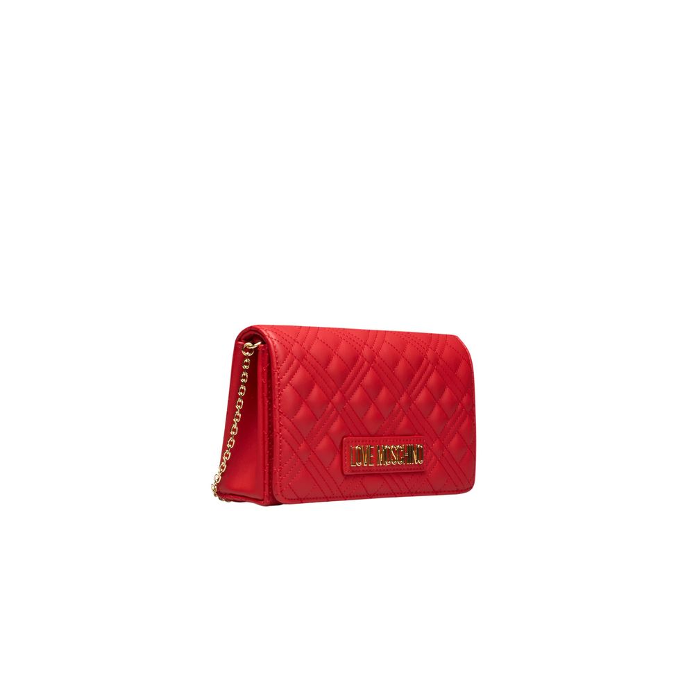 Love Moschino Rote Polyethylen Frauen Crossbody Tasche