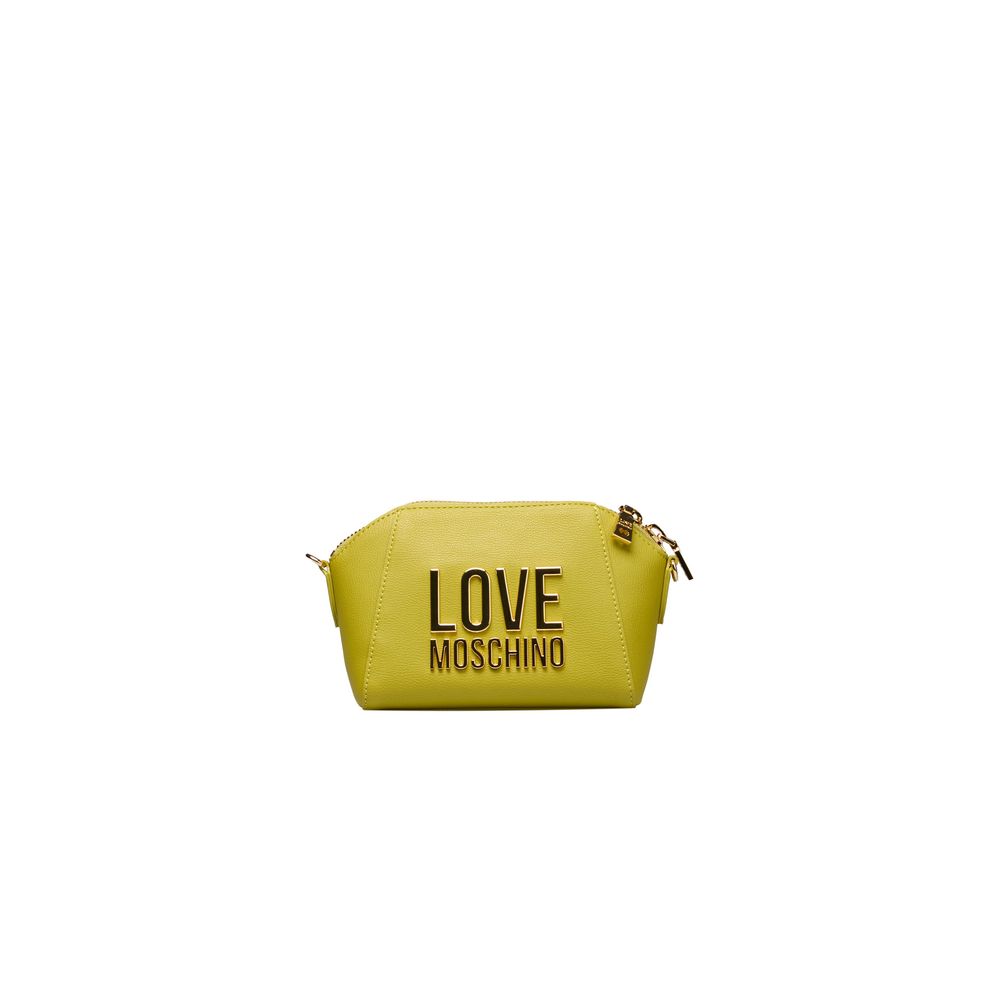 Love Moschino Gelbe Polyethylen Frauen Crossbody Tasche