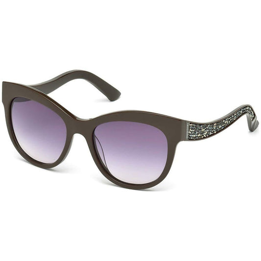 Swarovski Braune Plastiksonnenbrille