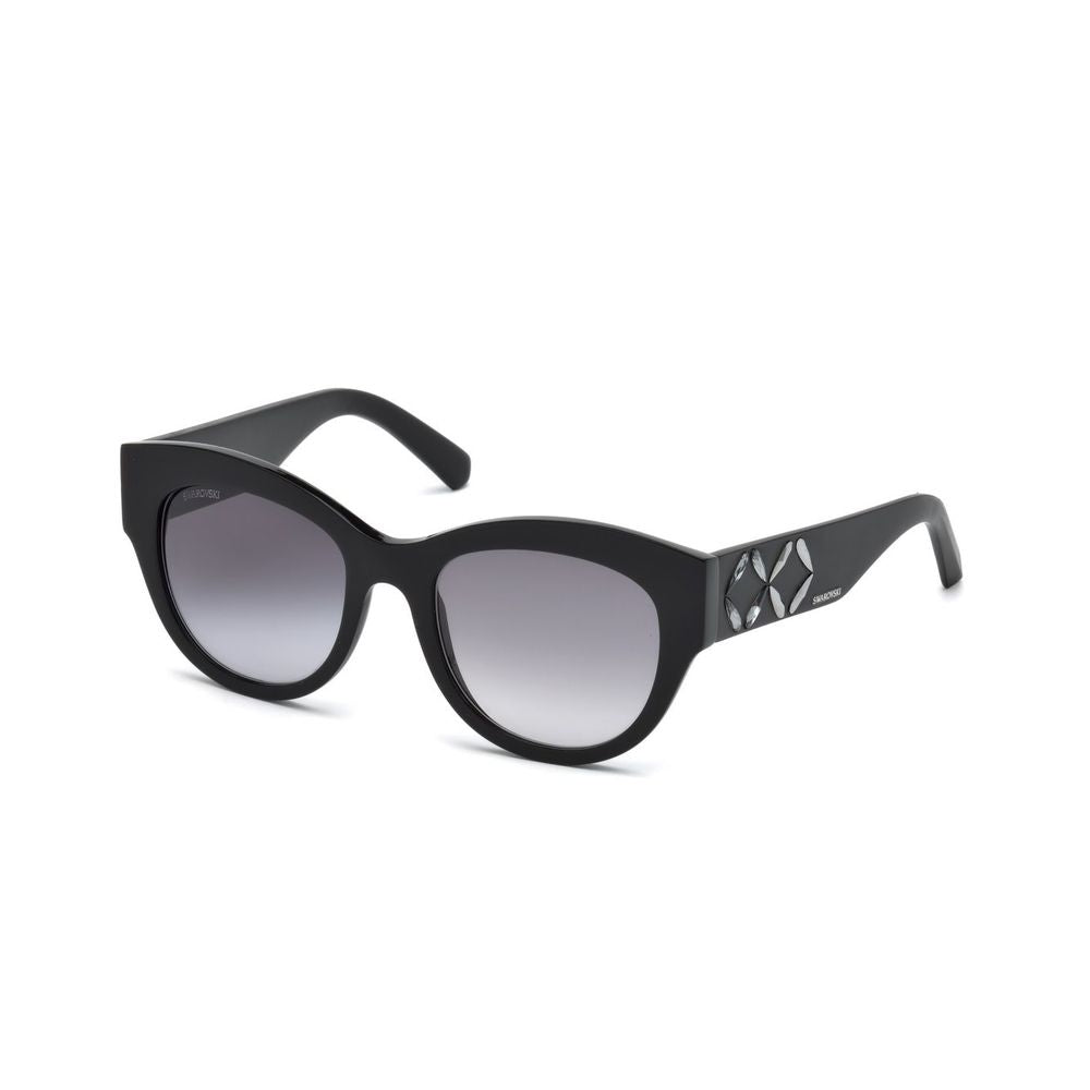 Swarovski Schwarze Plastiksonnenbrille