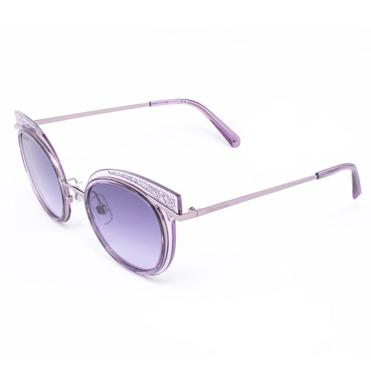 Swarovski Lila Metall-Sonnenbrille