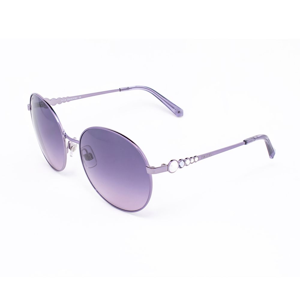 Swarovski Lila Metall-Sonnenbrille