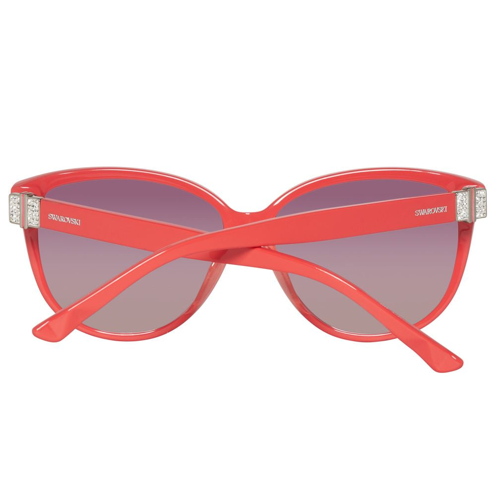 Swarovski Rote Acetat-Sonnenbrille