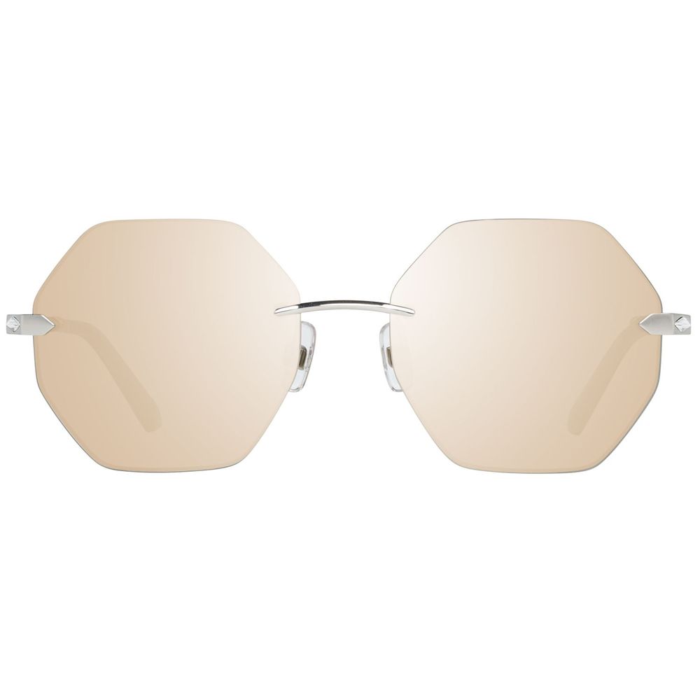 Swarovski Silberne Metall-Sonnenbrille