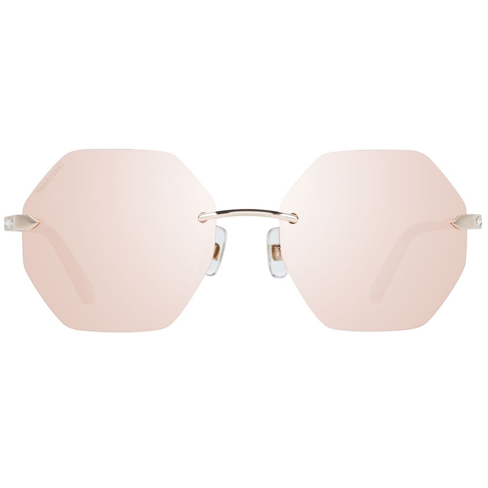 Swarovski Goldene Metall-Sonnenbrille