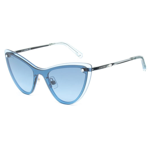 Swarovski Blaue Metall-Sonnenbrille