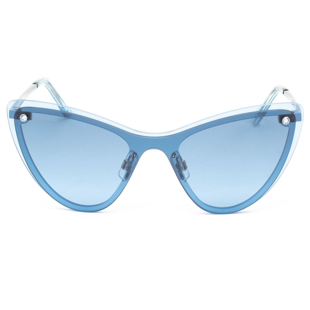 Swarovski Blaue Metall-Sonnenbrille