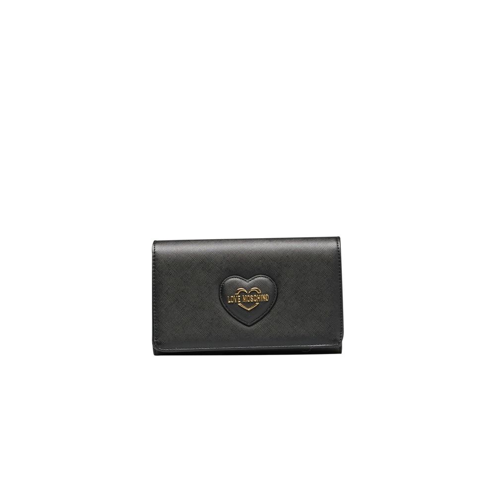 Love Moschino Schwarze Polyethylen-Kreuztasche