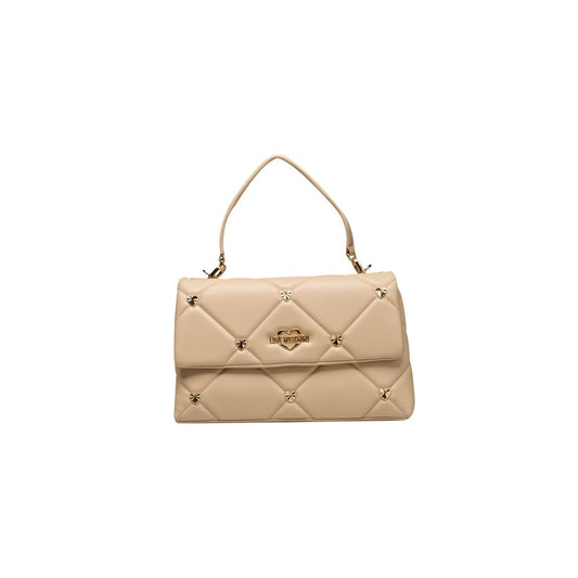 Love Moschino Beige Polyethylen Handtasche