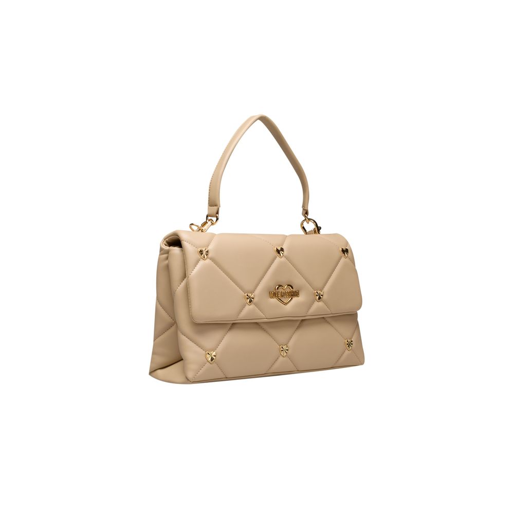 Love Moschino Beige Polyethylen Handtasche