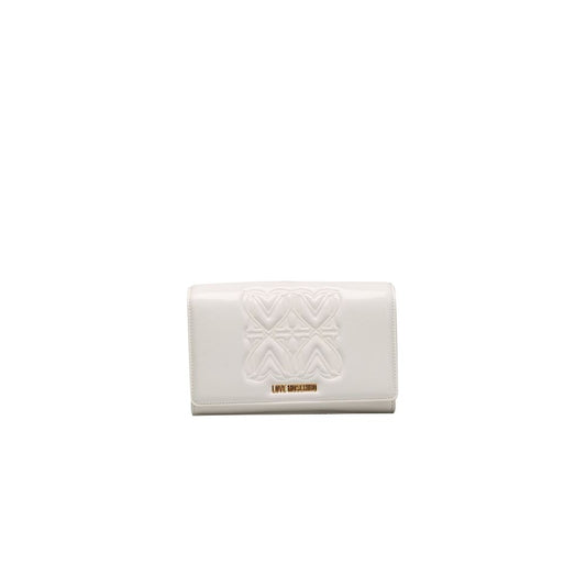 Love Moschino Weiße Polyethylen Frauen Crossbody Tasche