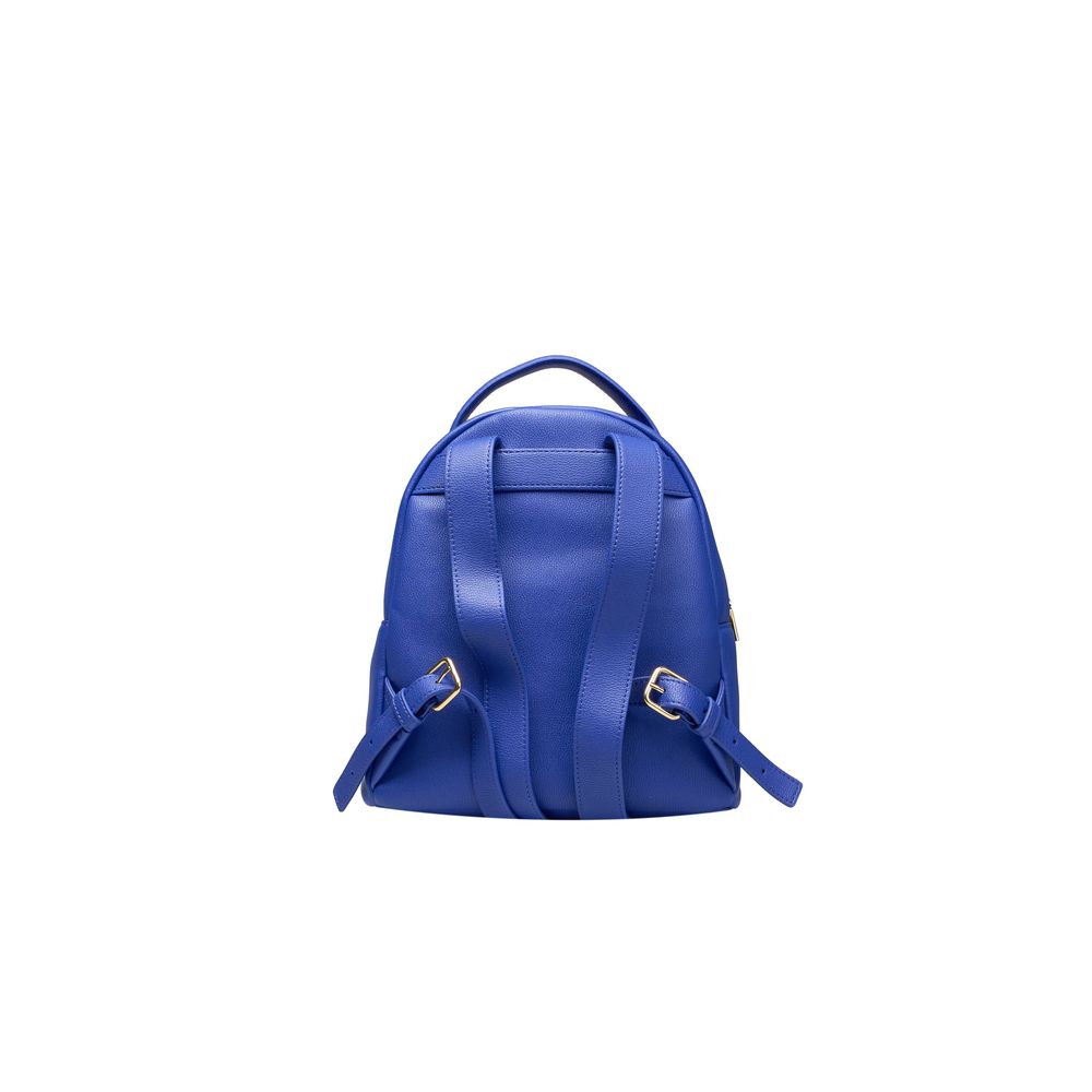 Love Moschino Blauer Polyethylen-Rucksack für Frauen