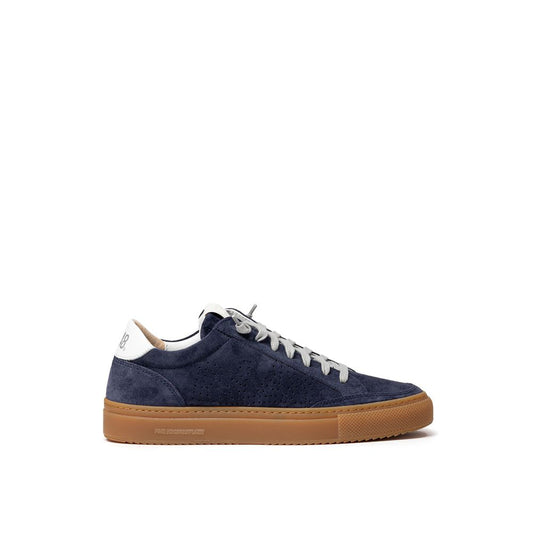 P448 Blaue Leder Sneaker