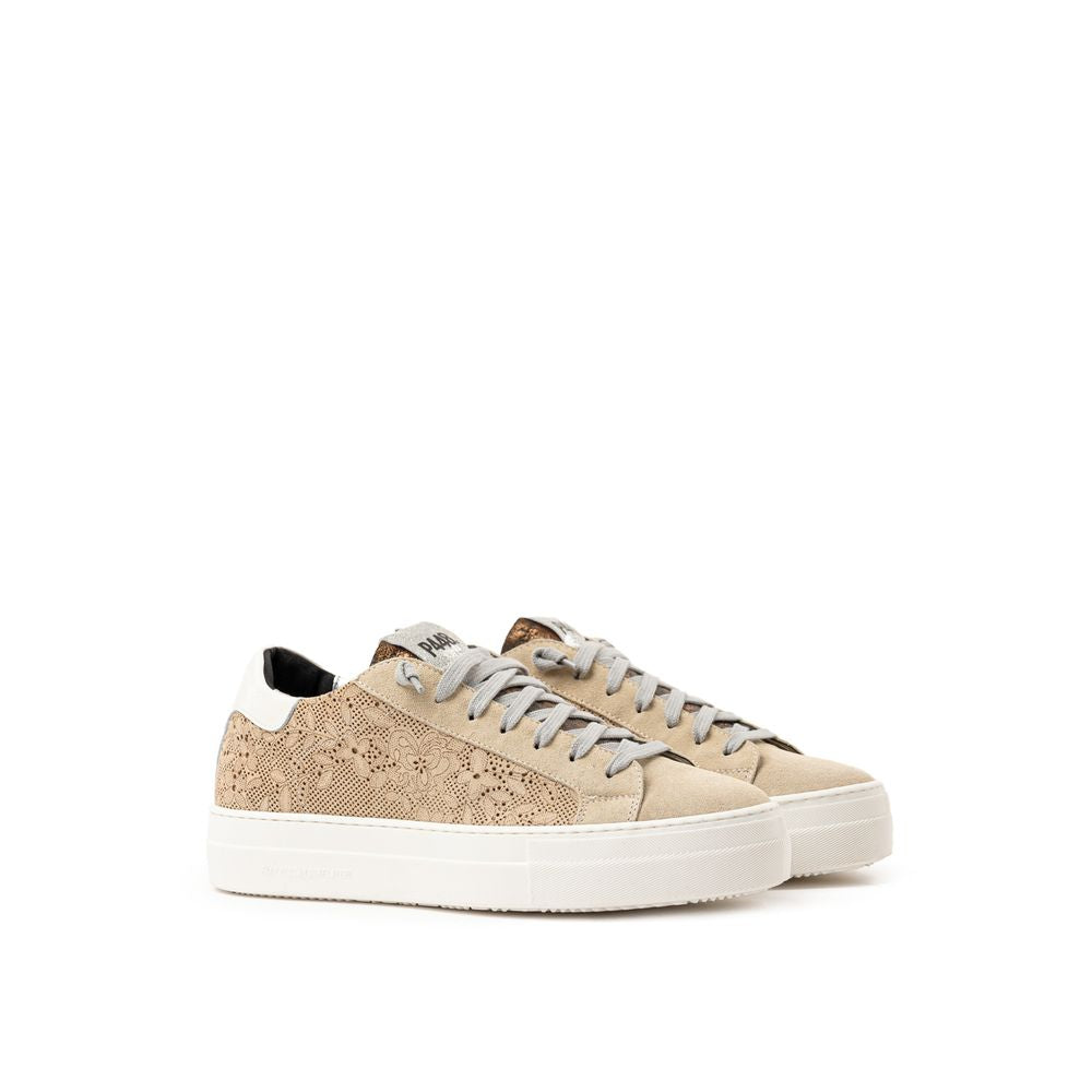 P448 Beige Leder Sneaker