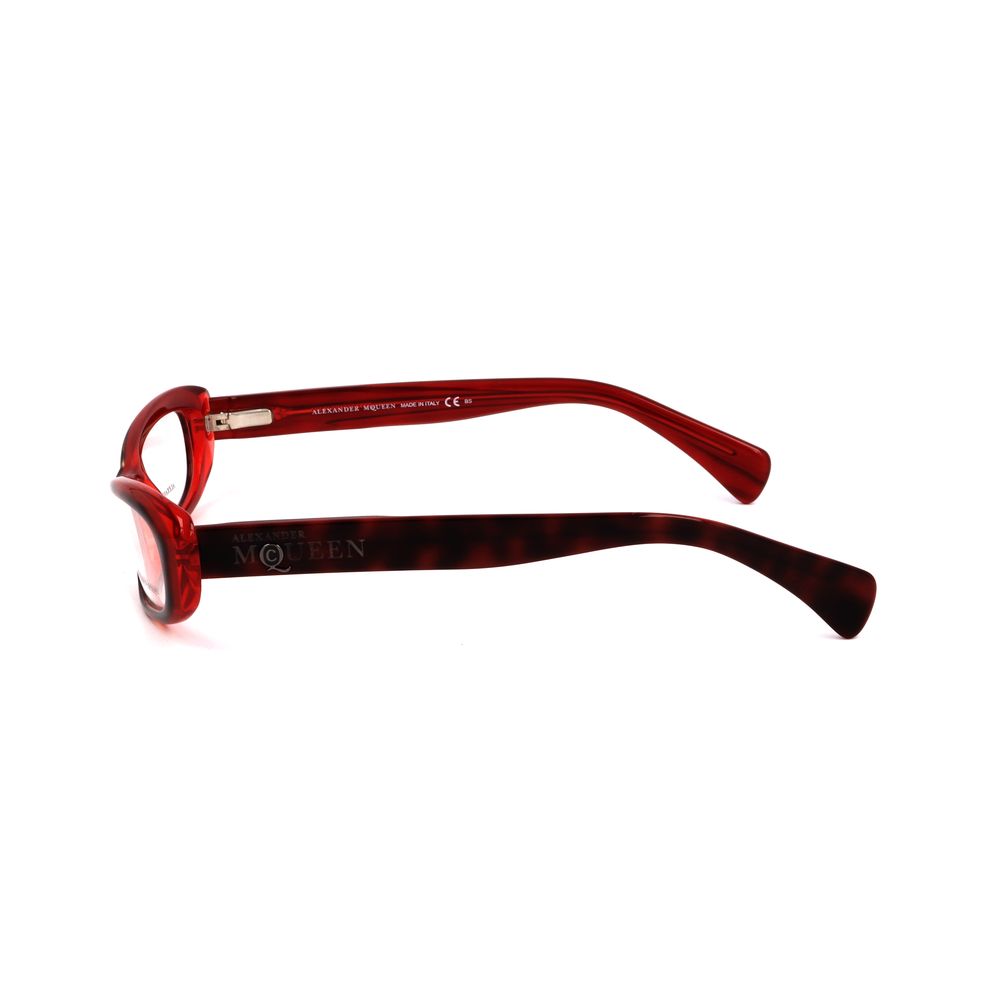 Alexander McQueen Rote Acetat-Rahmen