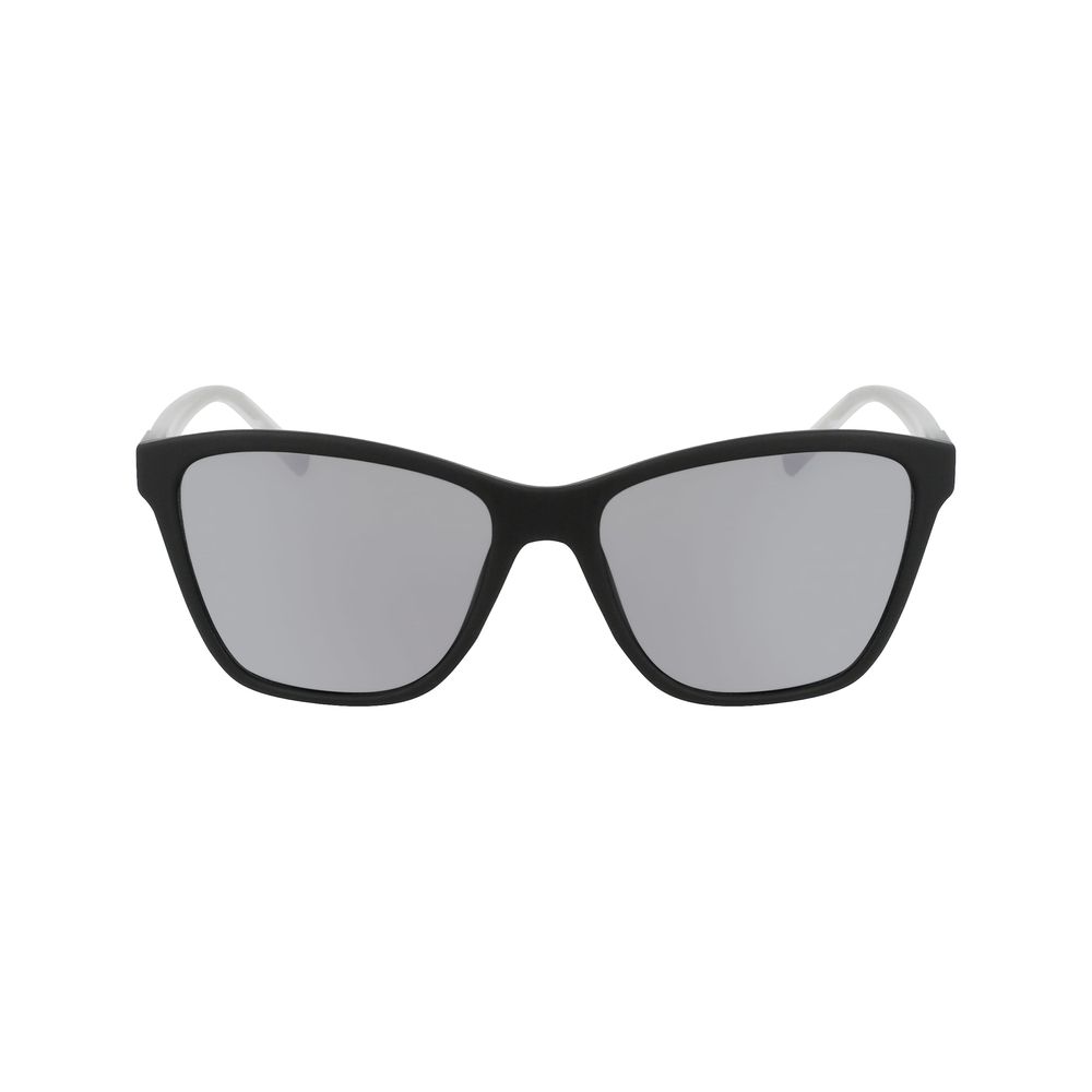 DKNY Schwarze Plastiksonnenbrille