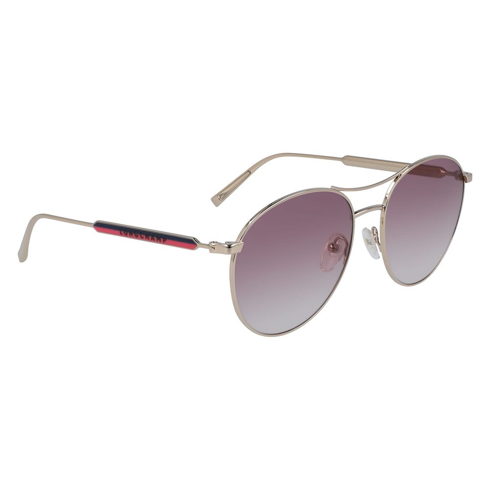 Longchamp Gelbe Metall-Sonnenbrille