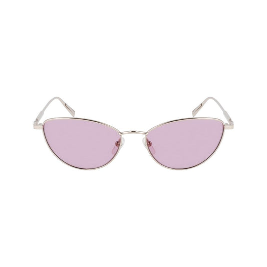 Longchamp Roségoldene Metall-Sonnenbrille