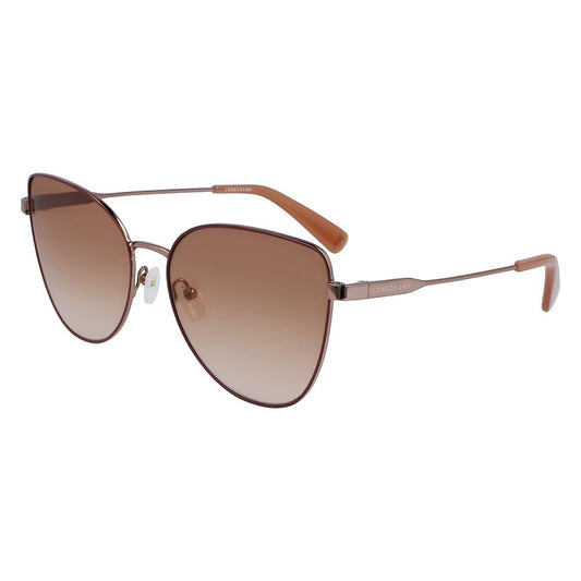 Longchamp Goldene Metall-Sonnenbrille