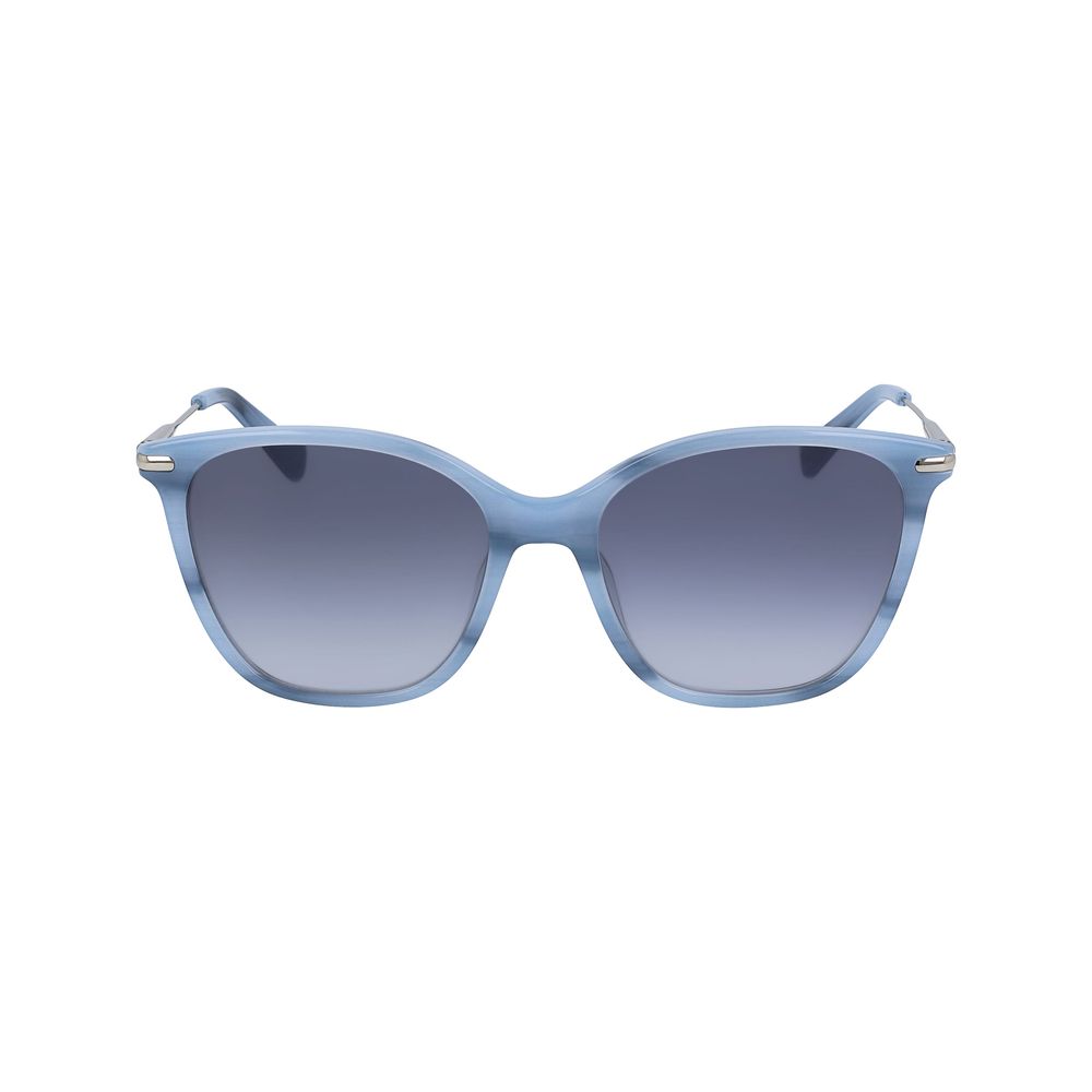 Longchamp Blaue Acetat-Sonnenbrille