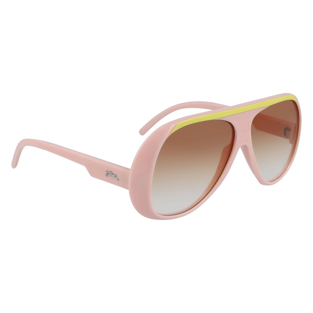 Longchamp Rosa Plastik-Sonnenbrille