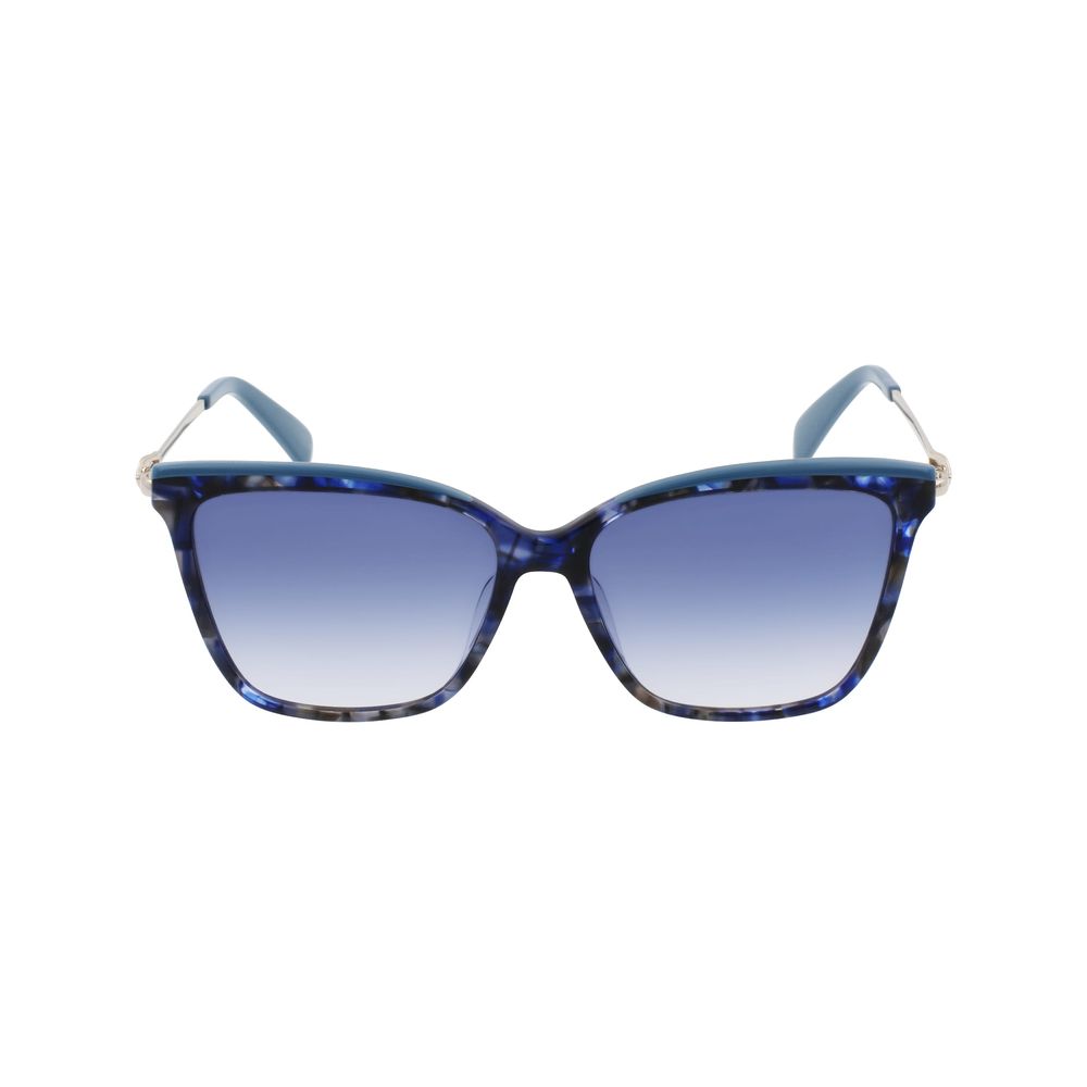 Longchamp Blaue Acetat-Sonnenbrille