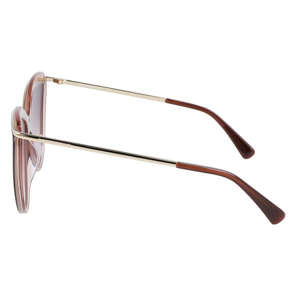 Longchamp Braune Acetat-Sonnenbrille