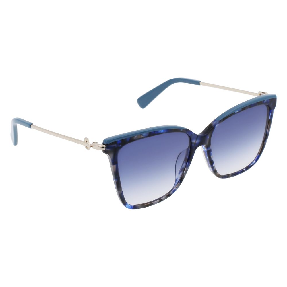 Longchamp Blaue Acetat-Sonnenbrille