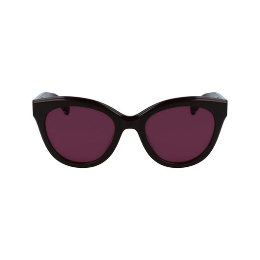 Longchamp Lila Acetat-Sonnenbrille